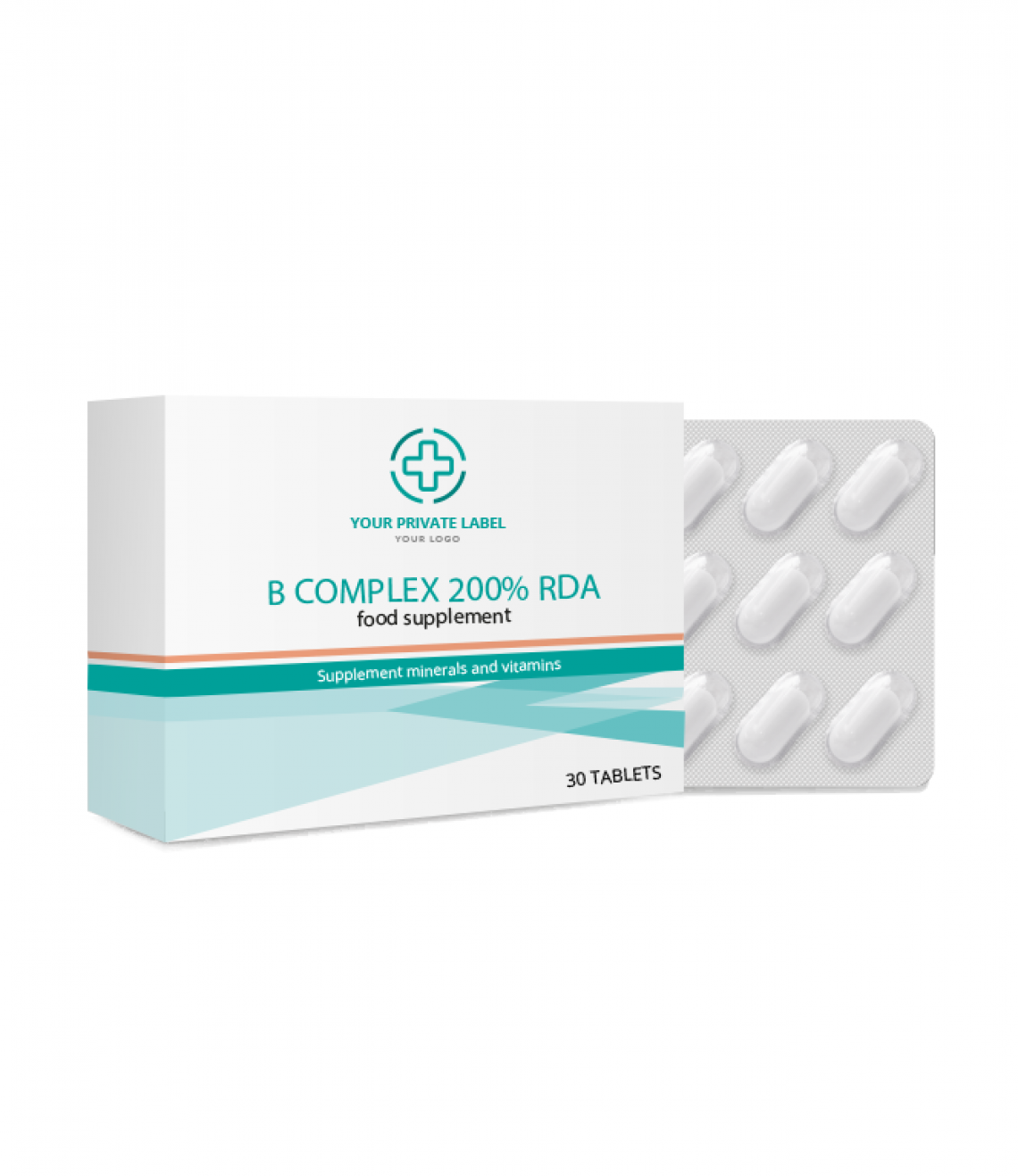 B complex 200% RDA 30tablets ID110